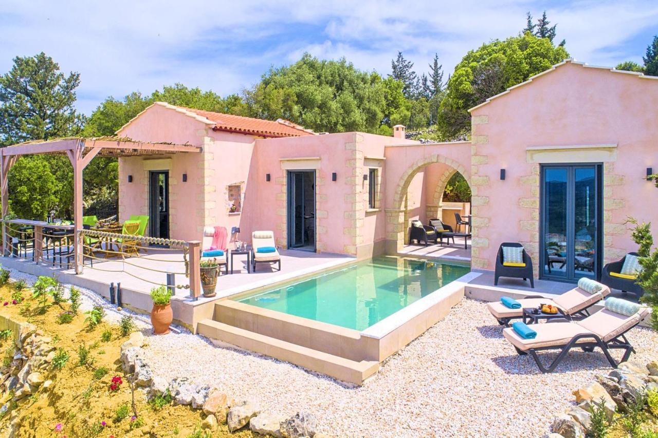 Villa Vardis Heated Pool Vryses Zewnętrze zdjęcie